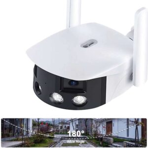 180 degree panoramic dual lens wifi camera