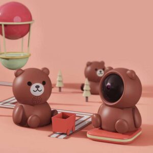 Cartoon bear shaped smart camera